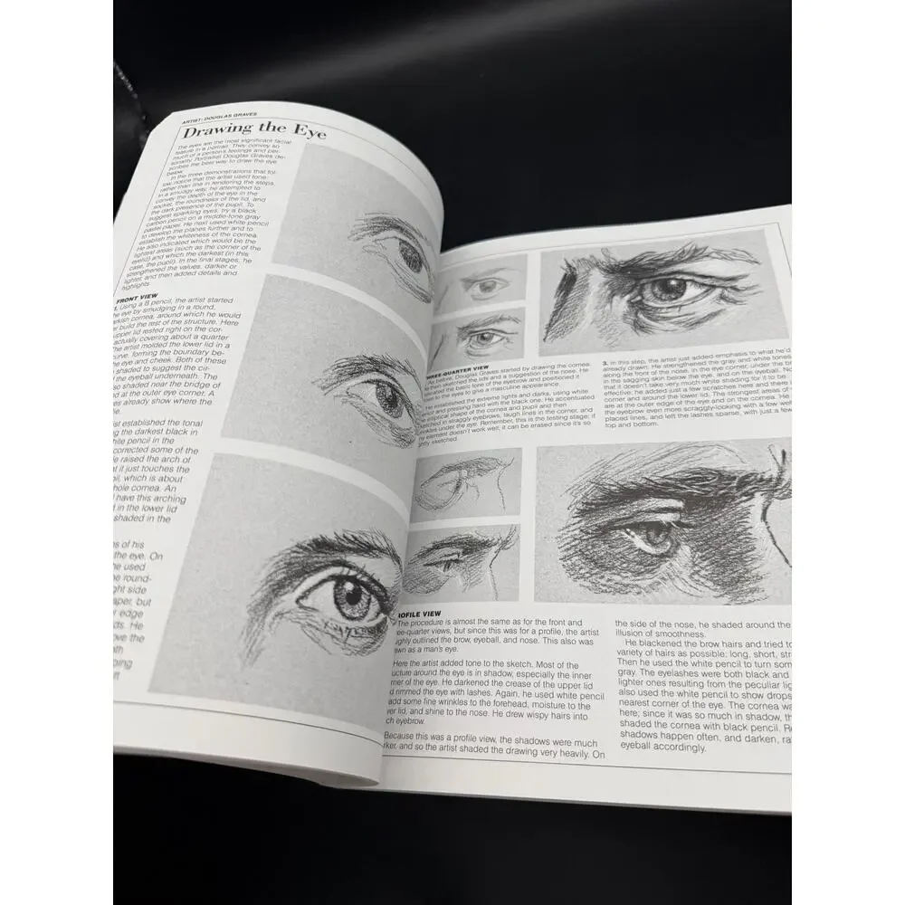 Vintage 1984 Pencil Drawing Techniques by David Lewis Instruction Book